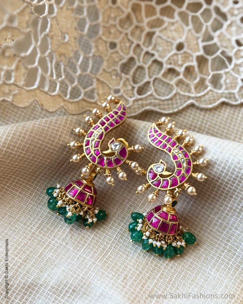 AJ-X16845 Gold Jumka Earring