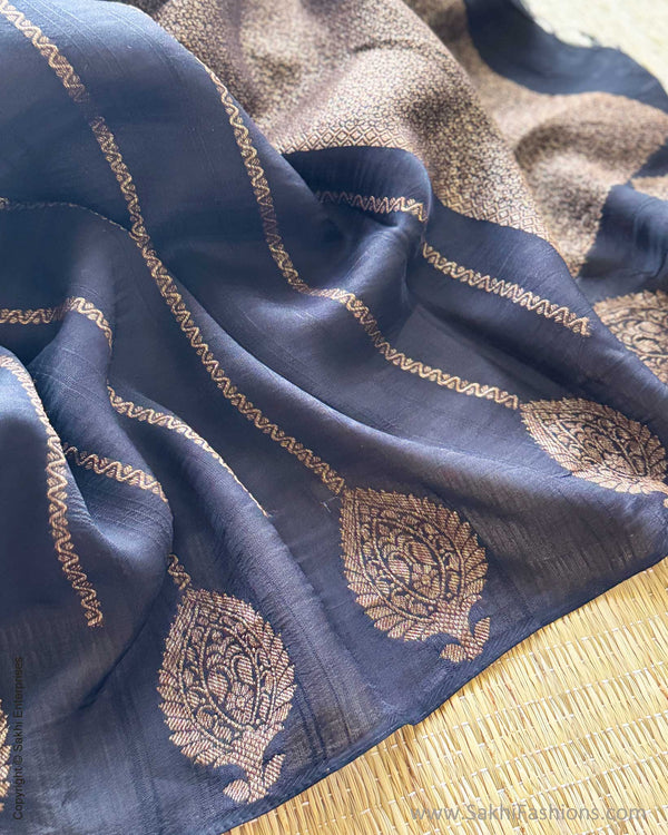 DP-X16639 Black Banarsi Saree