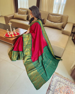 EE-W06217 Red Madurai Cotton