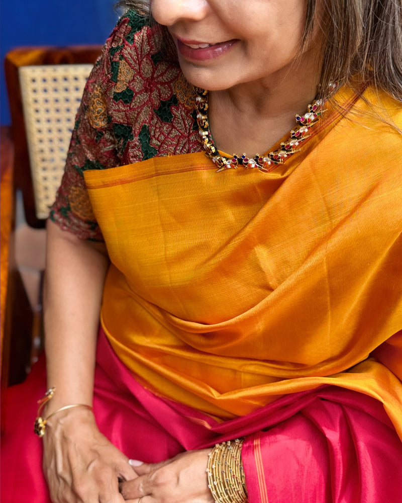 EE-X08887 Kanchi Korvai Saree