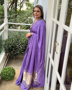 EE-X08882 Lilac Modal Saree