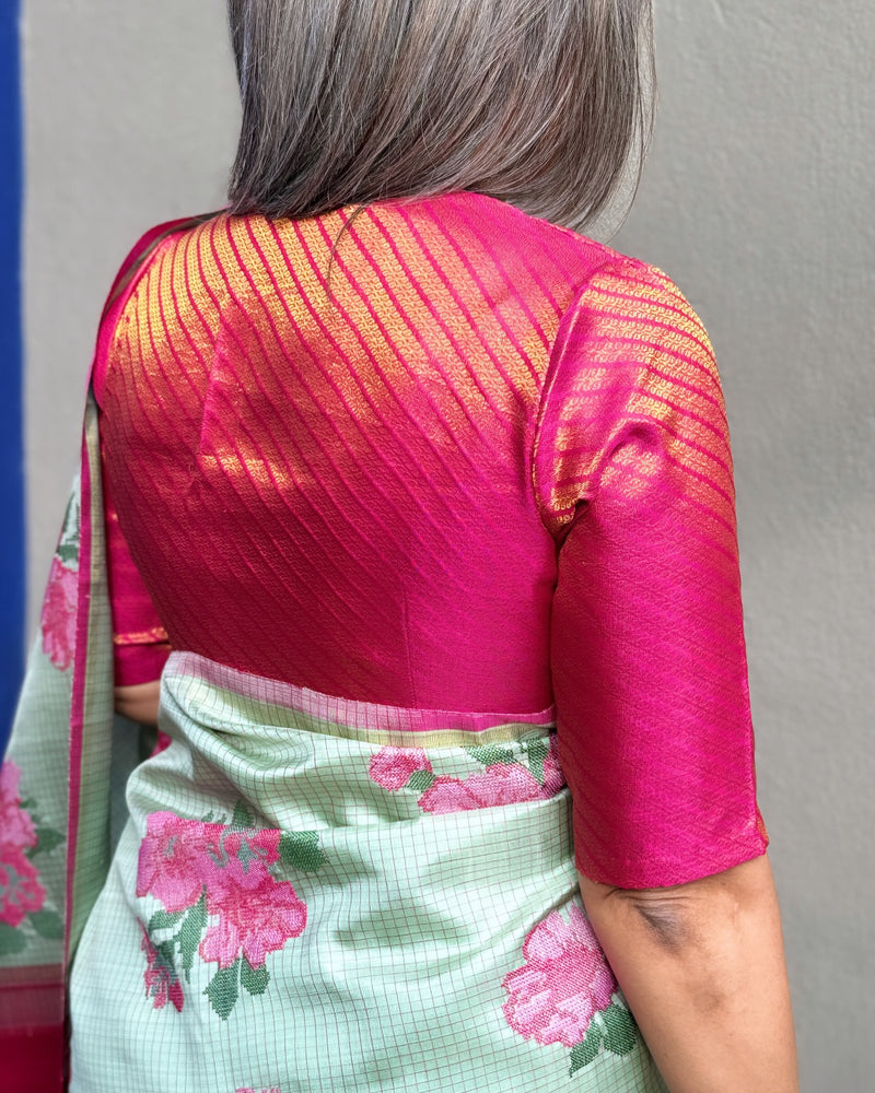 EE-X10242 Floral Kanchi silk sari