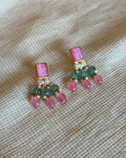 AG-X13018 Pink Gold earring