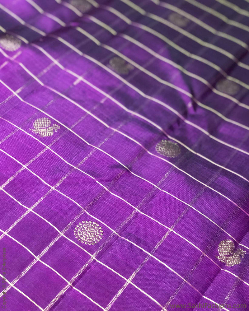 BL-F26241 Violet  Kanchi Blouse fabric