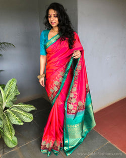 EE-R20345 Kanchi Cutwork Saree