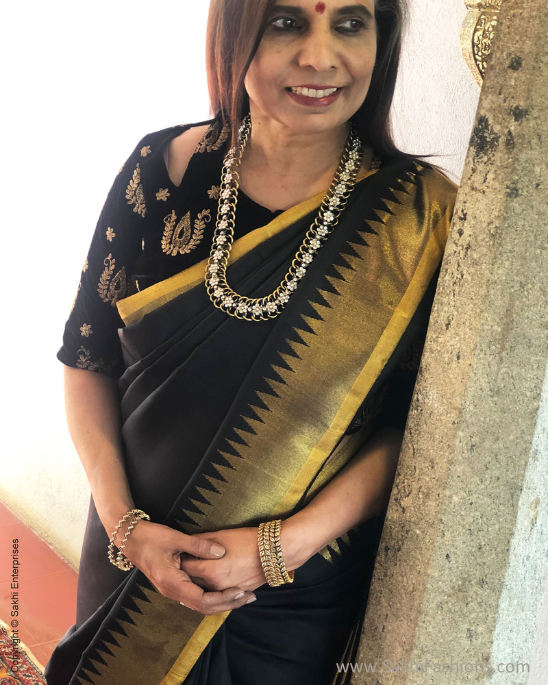 Buy Traditional Black Sarees For Sankranti Online in India l iTokri आई.टोकरी