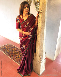 EE-S34061 Maroon Kalam Kanchi