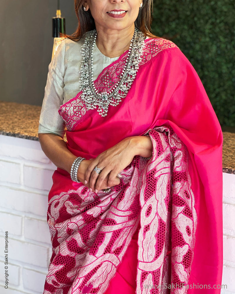 EE-S45703 Pink Kanchi Cutwork