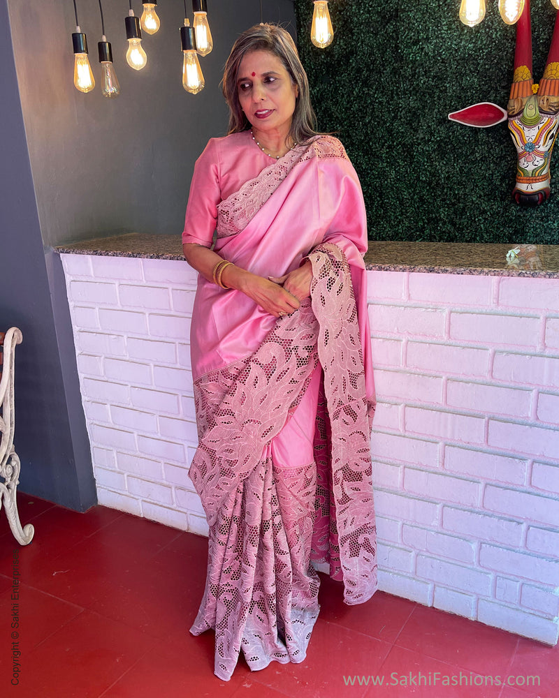 21 Beautiful Blouse Designs for Pink Color Silk Saree - Paperblog | Wedding  blouse designs, Wedding saree blouse designs, Bridal silk saree