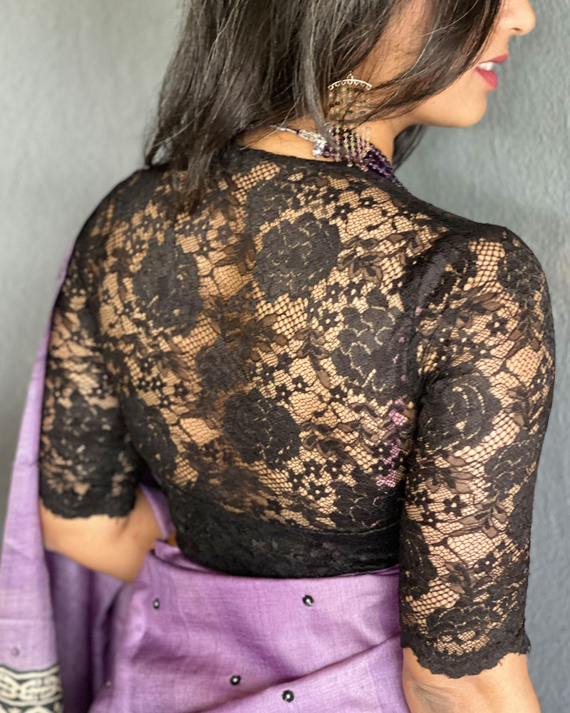Designer Black Blouse For Saree