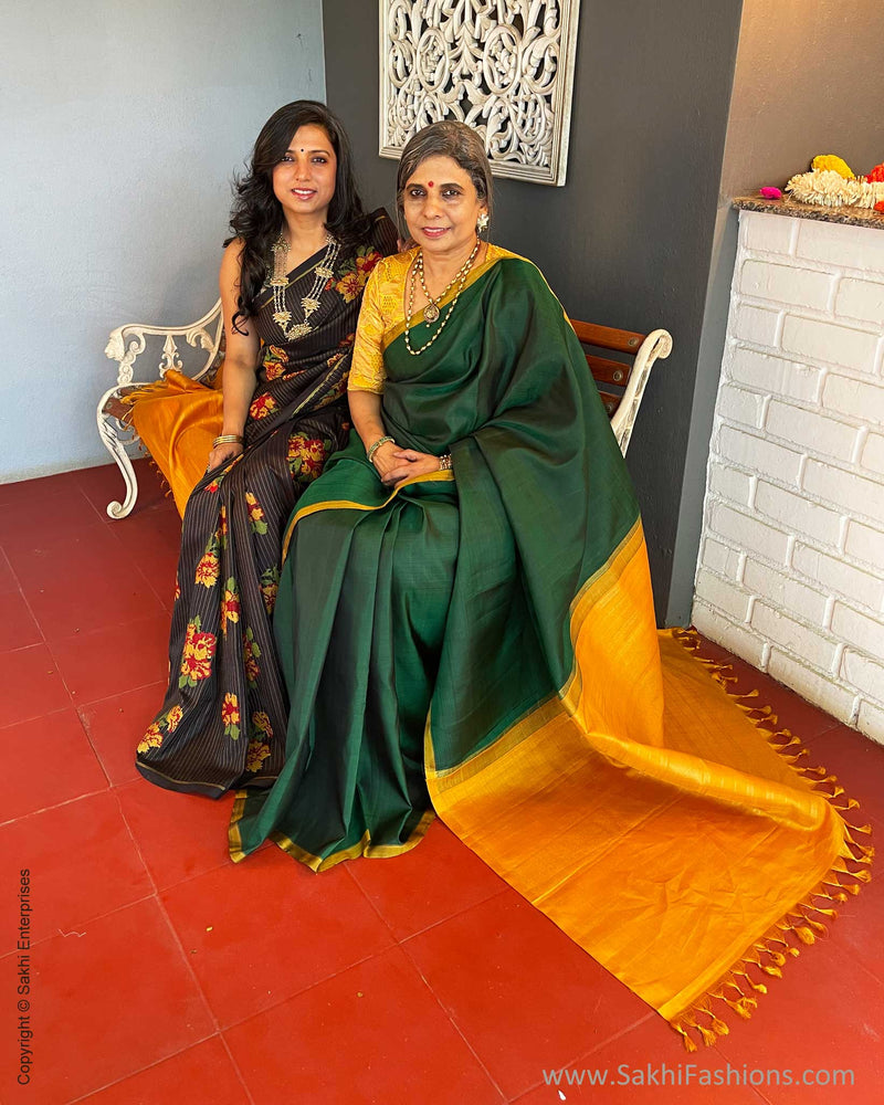 EE-V10849 Green Kanchi Saree