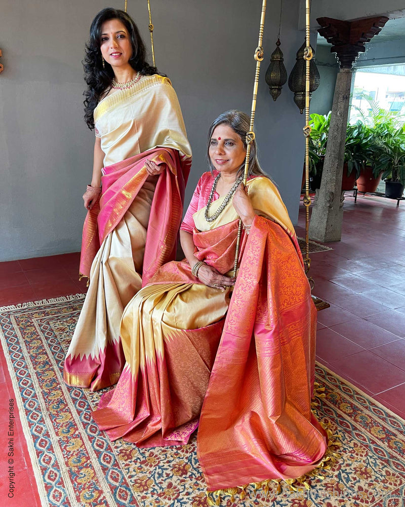 Temple border Kanchipuram Silk Sarees for Wedding Launched at Kanjivaram  Silks – ABNewswire