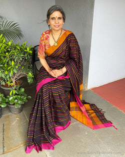 EE-S42525 Karnataka cotton saree