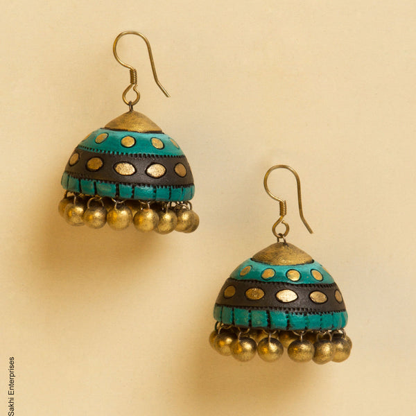 Clay jhumkas online on sale shopping