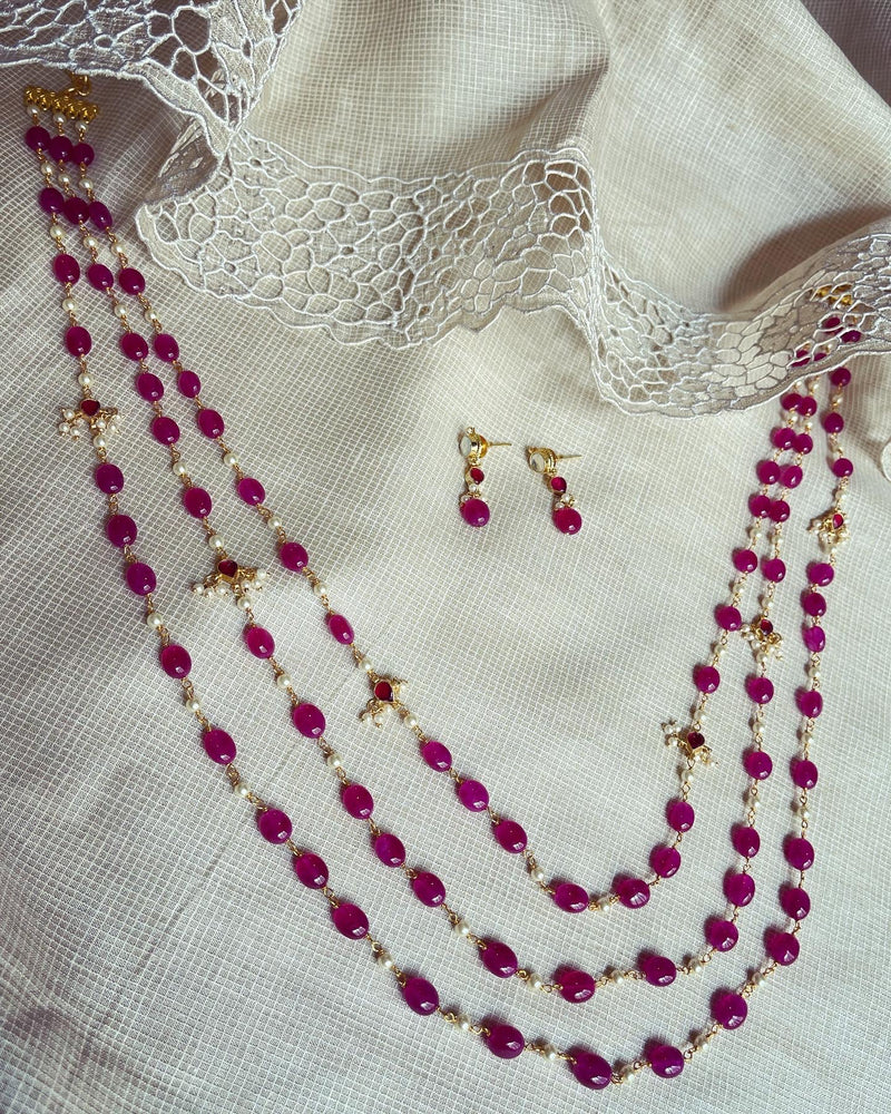 Ruby And Diamond Multistrand Bead Necklace Available For Immediate Sale At  Sotheby's