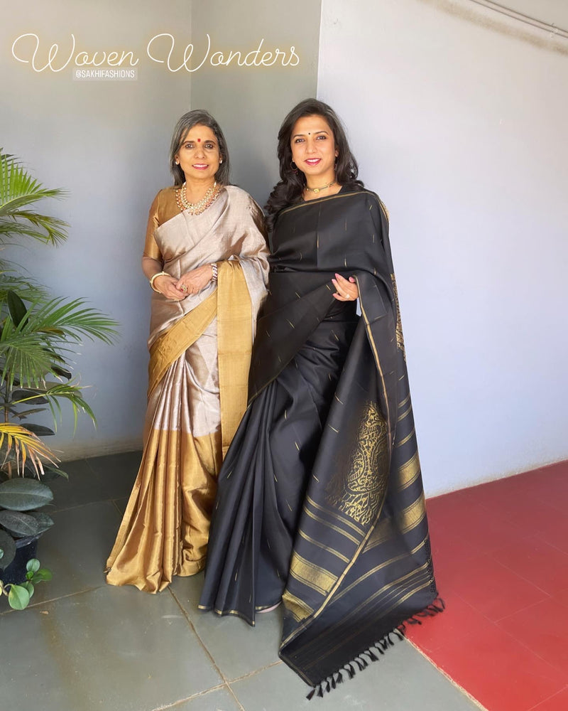 Black Kanjeevaram Sarees That Are a Must Have